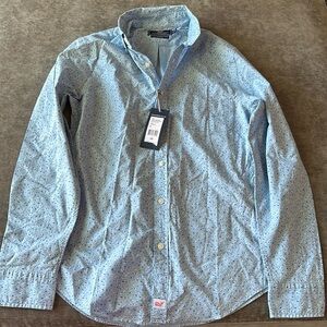NWT XS Vineyard Vines Men's Slim Fit Murray Shirt - Sailboat Print